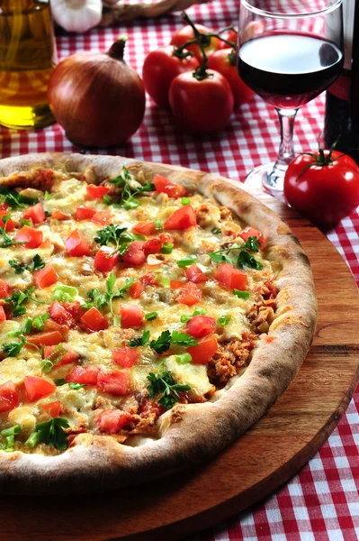 Margharita-Pizza — Stockfoto