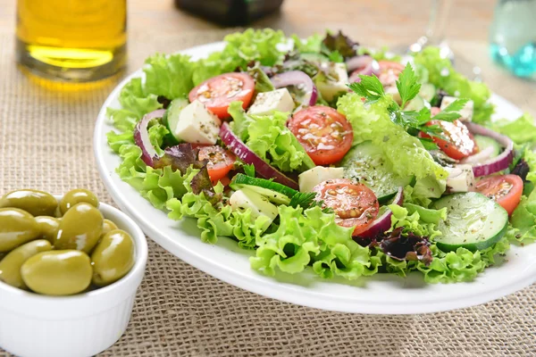 Fräsch sallad — Stockfoto