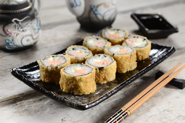 Comida japonesa - Sushi —  Fotos de Stock