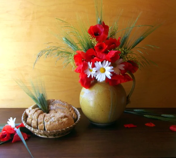 Still life with poppies — Stock Photo, Image