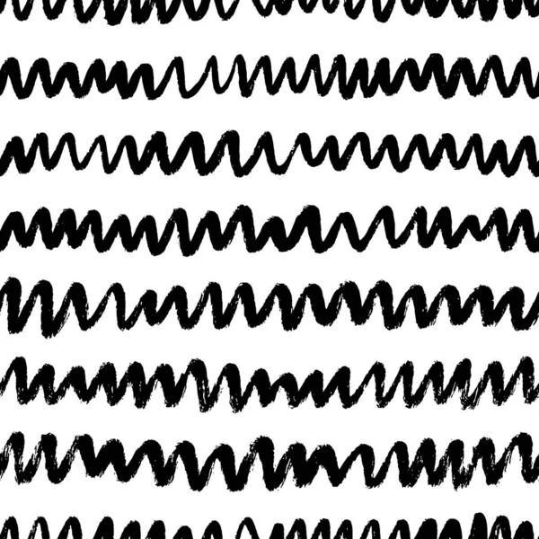Black Specks Row Seamless Pattern Vector Different Spots Polka Dot — Wektor stockowy