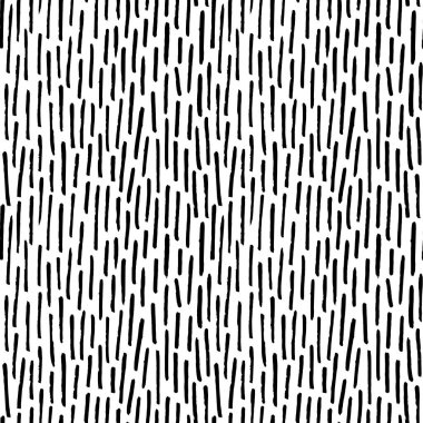 İnce dikey çizgiler vektörsüz desen. Siyah doğrusal süs. Memphis tarzı arka plan, küçük çizgili. Retro siyah ve beyaz doku. El çizimi düzenli karalama basit çizgiler.