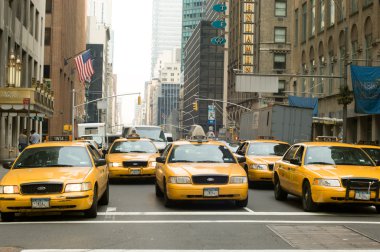 New York'ta taksi