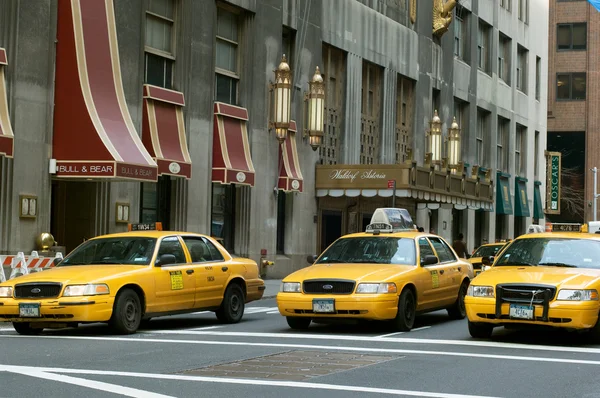 Τα ταξί της Νέας Υόρκης — Φωτογραφία Αρχείου