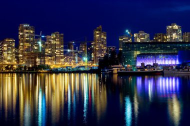 Downtown vancouver, gece