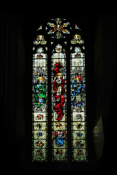 ルーアン大聖堂のステンド グラス — ストック写真