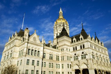 State capitol in Hartford, CT clipart