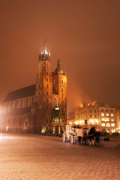 W nocy na starym mieście — Zdjęcie stockowe