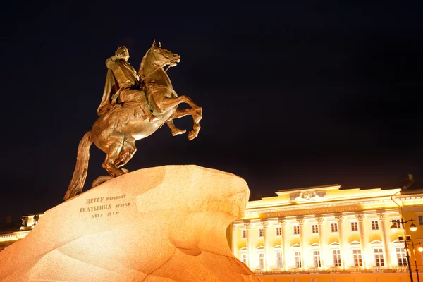 Peter a grande estátua — Fotografia de Stock