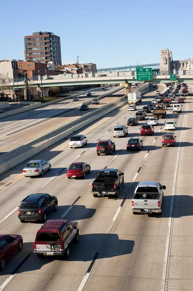 I-95 üzerinde trafik — Stok fotoğraf