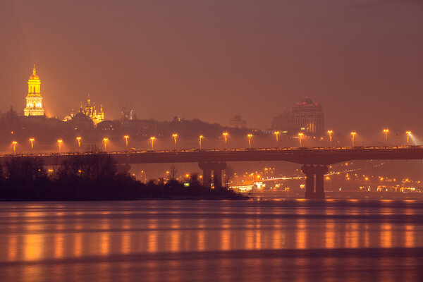 Kiev at night