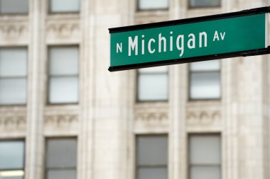 Michigan Bulvarı trafik işareti