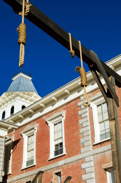 Gallows by Tombstone courthouse — Stock Photo, Image