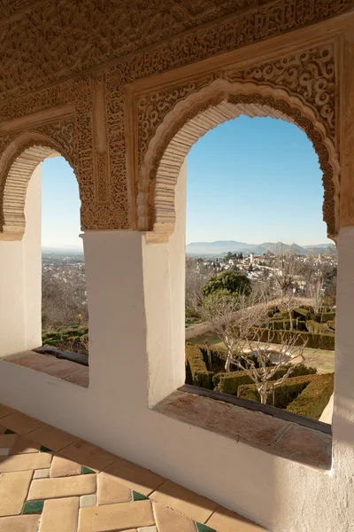 Alhambra arches — Stock Photo, Image