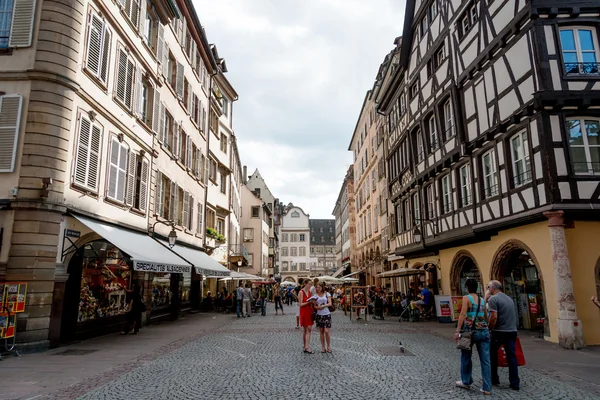 Strasbourg historic downtown — Stock Photo, Image