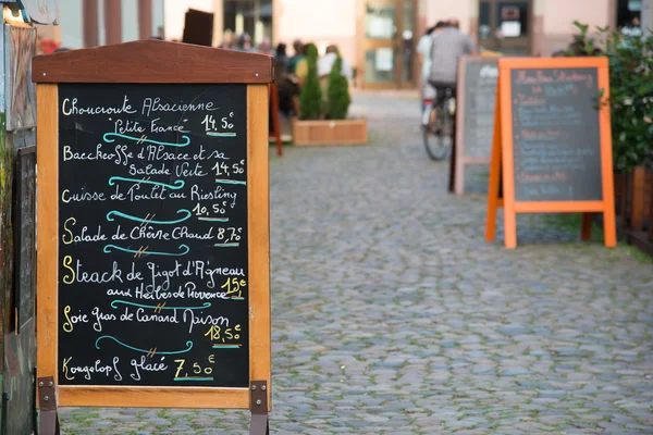 Alsatian menu — Stock Photo, Image