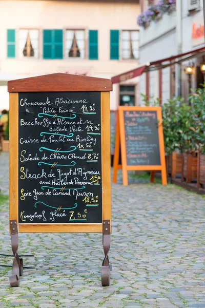 Alsatian menu — Stock Photo, Image