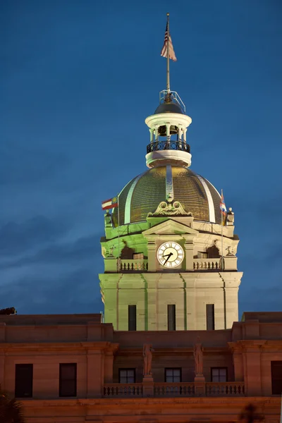 Savannah city hall — Stock Photo, Image