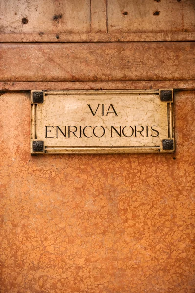 Verona street tecken — Stockfoto