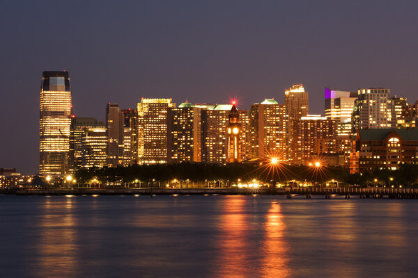 Jersey city skyline