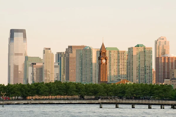 Jersey city skyline Stock Photo