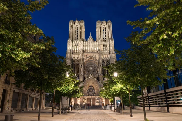 Kathedraal van Reims Stockfoto