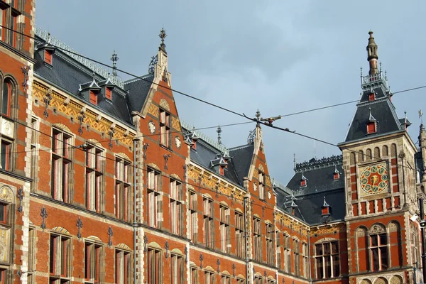 Amsterdams centralstation — Stockfoto