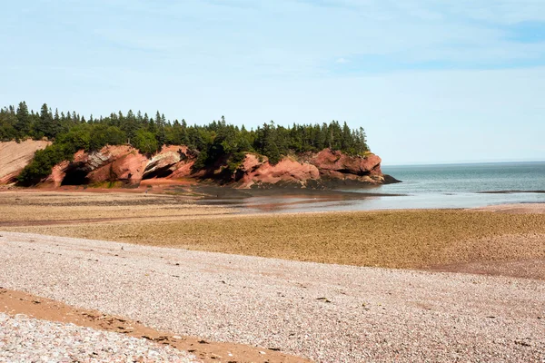 Sandstrand nära inverness, cape breton — Stockfoto