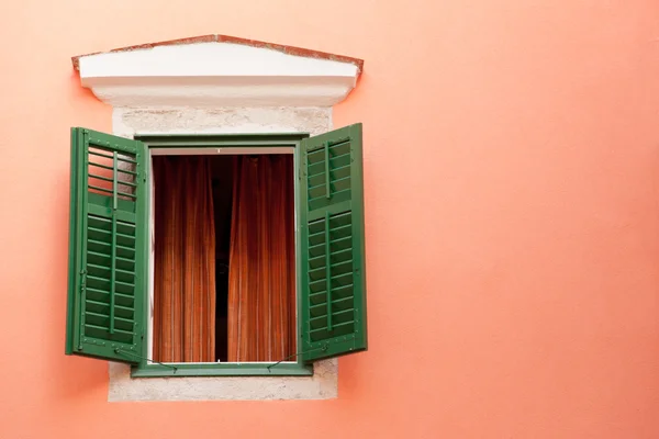 Window of the old house in Rab town — Stock Photo, Image