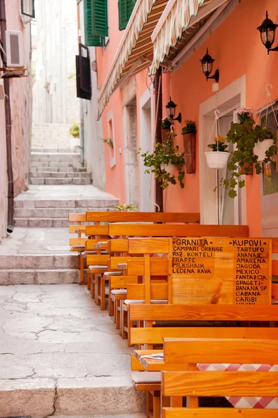 Restaurang i sibenik, Kroatien — Stockfoto