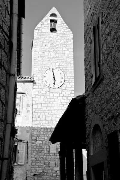 Close up of Dubrovnik bell tower — Stock Photo, Image