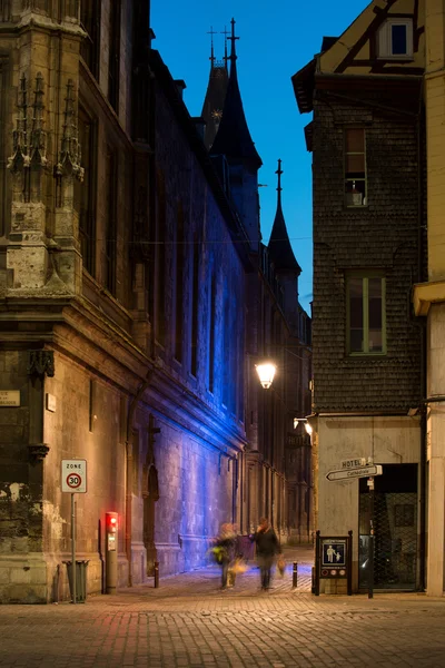 Rouen por la noche — Foto de Stock