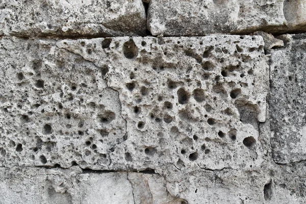 Close up of old stone masonry — Stock Photo, Image