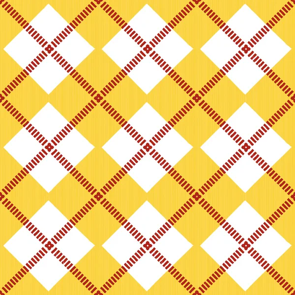 Sarı ve beyaz rhombus ile Seamless Modeli