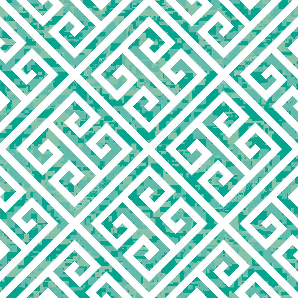 Seamless Greek Key Background Pattern