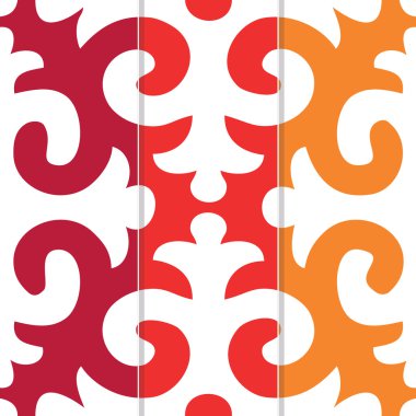 Modern fleur de lis desen