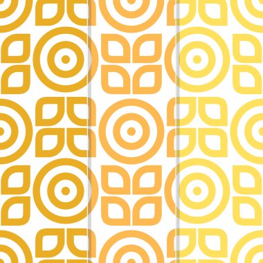 soyut çiçek tasarım deseni