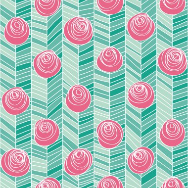 balıksırtı tavuskuşu çiçek sorunsuz arka plan deseni