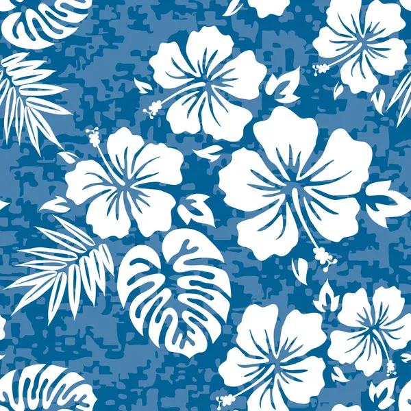 Aloha hawaiian shirt patroon — Stockvector