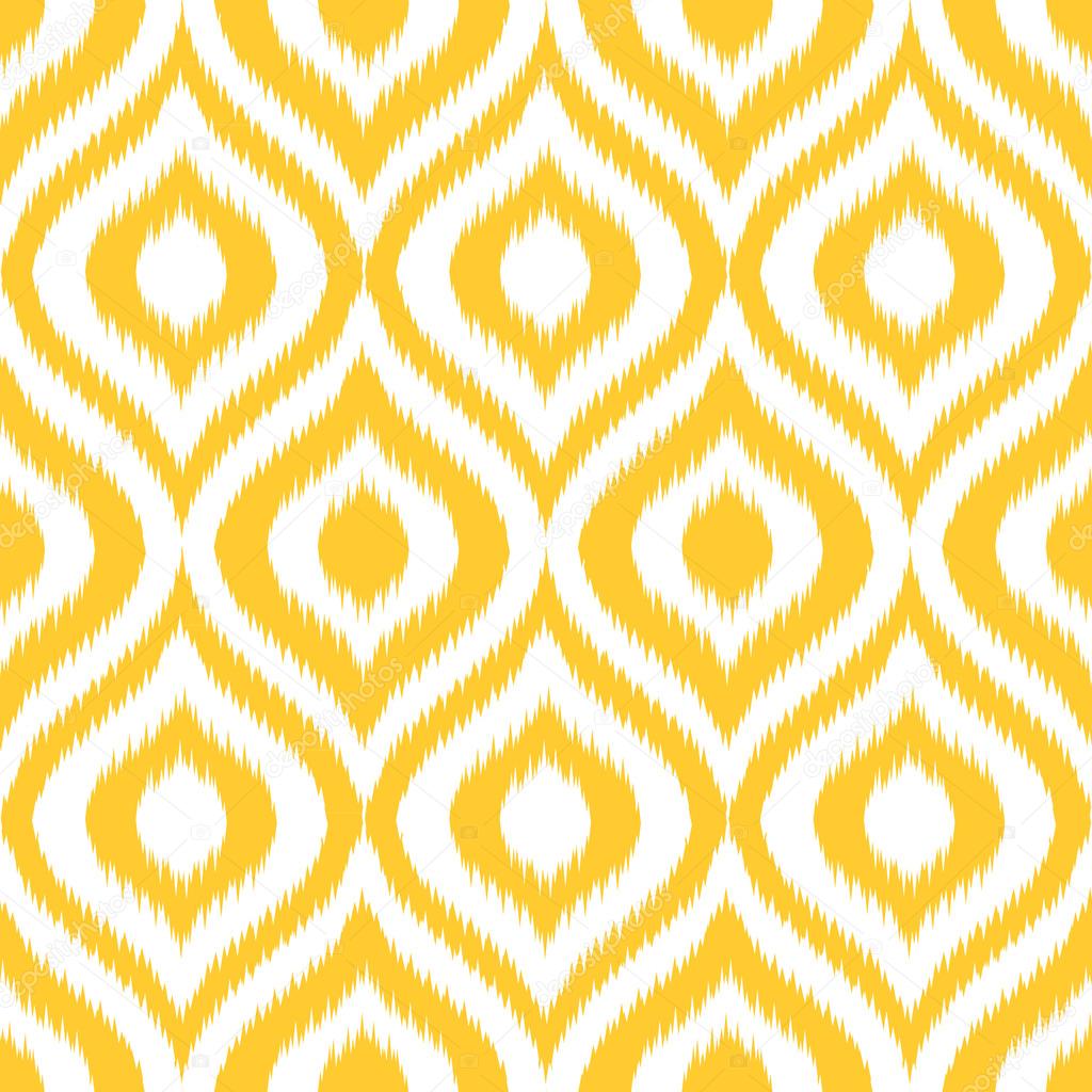 Ikat Seamless Ogee Background