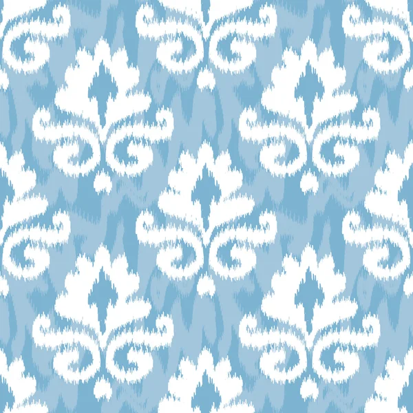 Ikat damask deseni — Stok Vektör