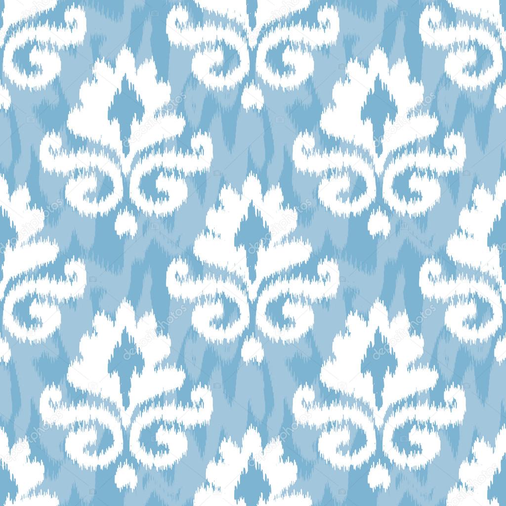 Ikat Damask Pattern