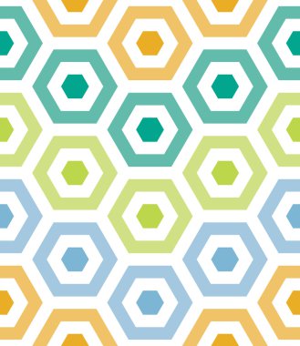 Modern altıgen arka plan