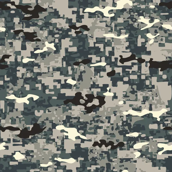 Urban jungle kamouflage mönster — Stock vektor