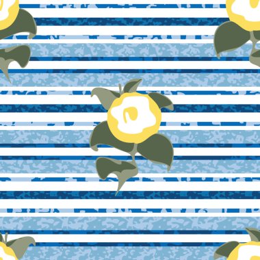 çiçek desenli sıkıntılı şerit