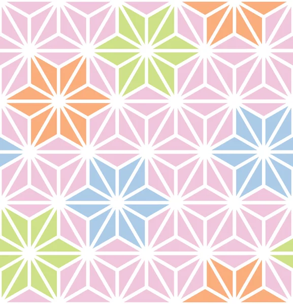 Líneas Hexágono Starburst — Vector de stock