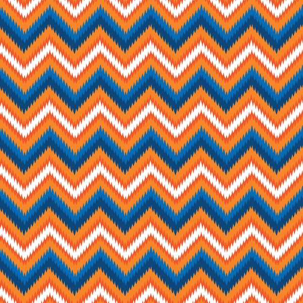 Retro moderní chevron ikat pozadí — Stockový vektor