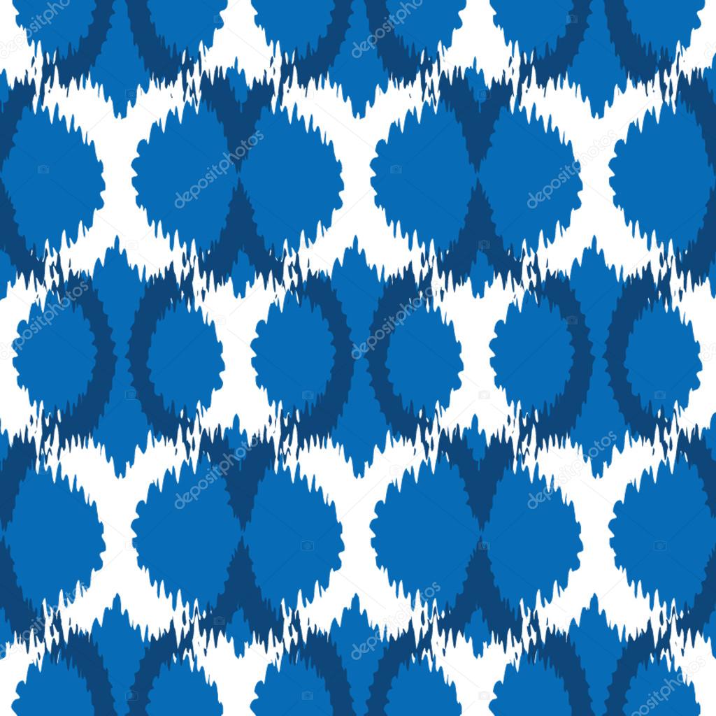 Ikat Ogee Background