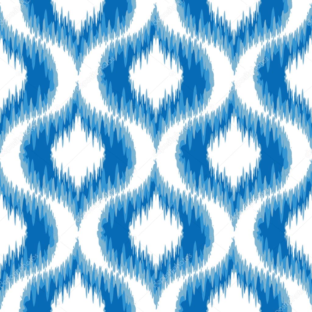 Ikat Ogee Background