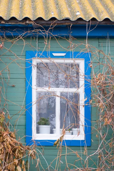 a window of a country house